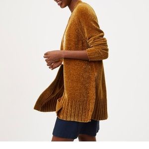 loft chenille cardigan